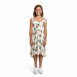 Mia Joy Girls Floral Tie Strap Dress Size 12